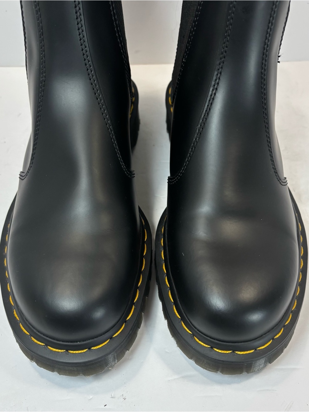Dr Martens 2976 BEX Sz 8 Men's Leather Smooth Chelsea Boots In Black - Excellent - Picture 4 of 11